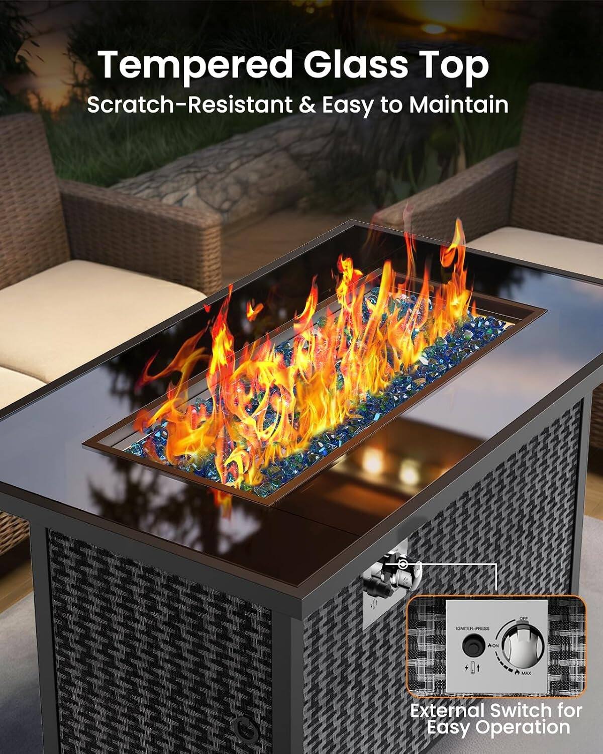 Tempered Glass Top Scratch-Resistant & Easy to Maintain

OFF
IGNITER-PRESS AON KRESSE C MAX External Switch for Easy Operation