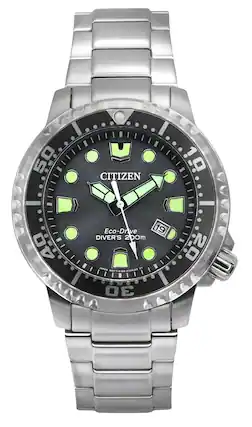 50 CITIZEN Eco-Drive 19 DIVER'S 200m 40 JAPAN MOVT-8168-A334J02