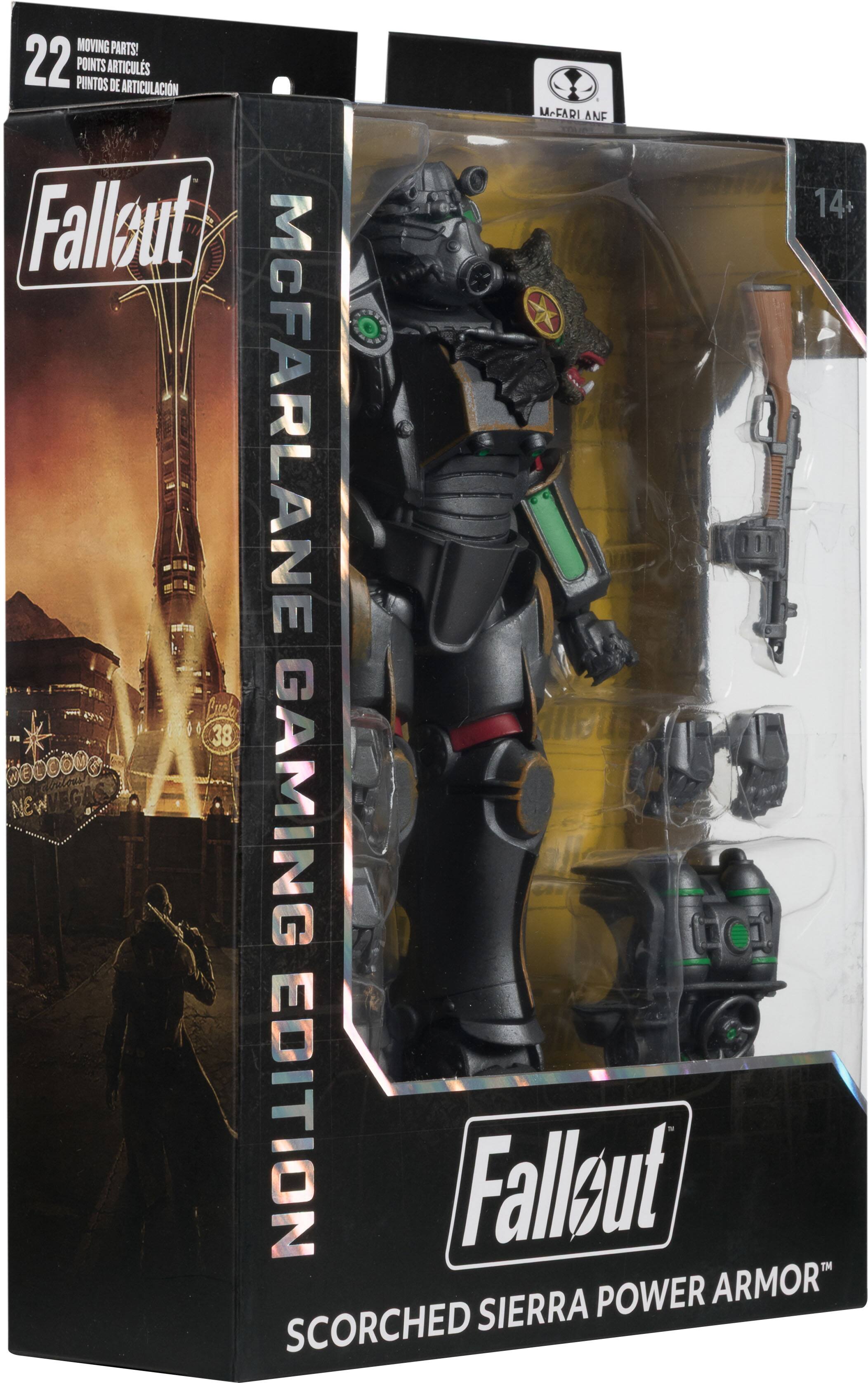 MOVING PARTS! 22 POINTS ARTICULS DE ARTICULACIÓN McFARLANE GAMING EDITION Fallout™ POWER ARMOR SCORCHED SIERRA