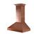 Angle. ZLINE - Designer 30" Externally Vented Range Hood - Copper.