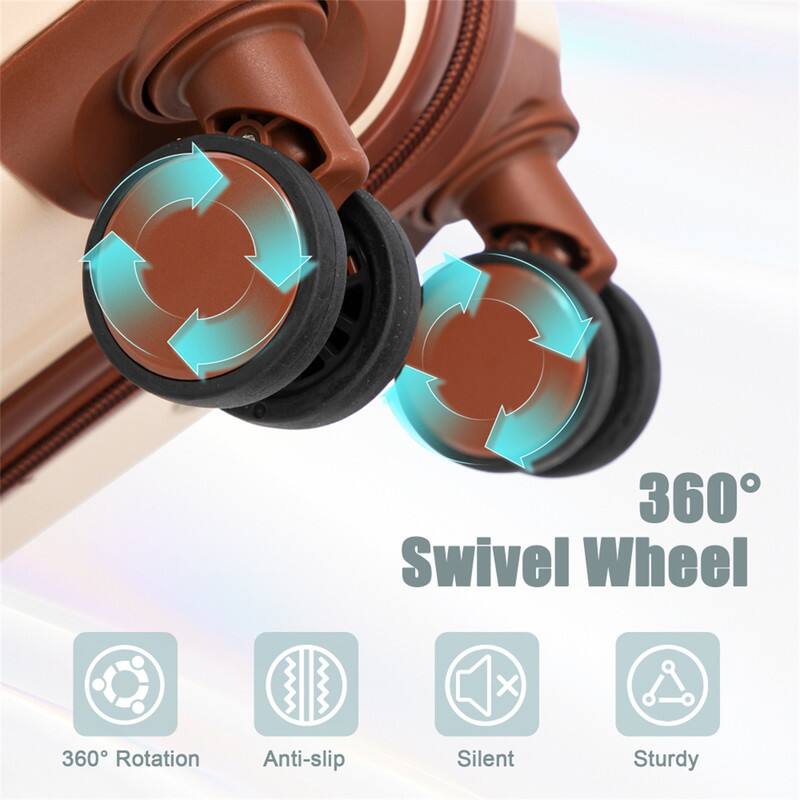 360° Swivel Wheel  
360° Rotation  
Anti-slip  
Silent  
Sturdy