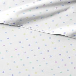 CGK Linens - Kids 4 Piece Bed Sheet Set - Cute & Cozy Wrinkle-Resistant with Vibrant Designs - Queen - Multicolor Polka Dots