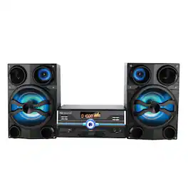 iQ Sound - HiFi Multimedia Audio System with Bluetooth and AUX, USB & Mic Inputs - Black