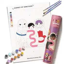 Journey of Something - JOS: Paint By Numbers - Babushkas