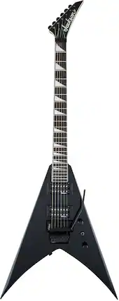 Front. Jackson - Jackson JS Series King V JS32, Gloss Black Electric Guitar.