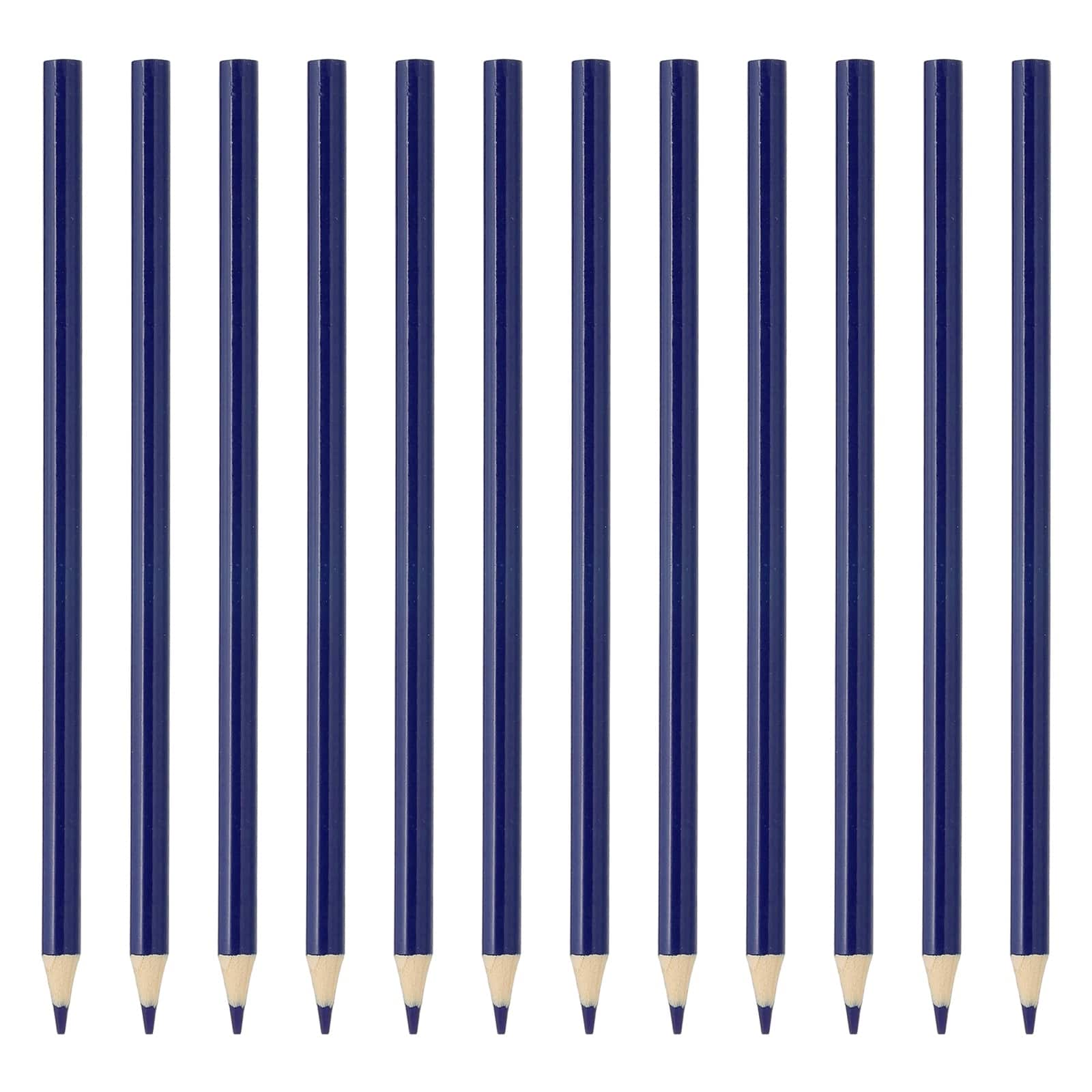 Unique Bargains - Colored Pencils Set, 12pcs Oil Color Pencils Wooden Coloring Drawing Pencil for Artists Art Painting - Blue price history on PriceWatchPro