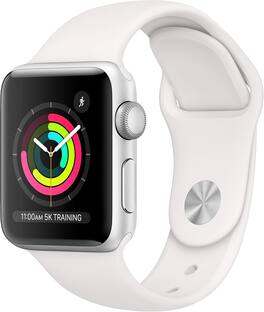 Refurbished Excellent - Apple Watch Series 3 Aluminum 42mm A1859 (GPS Only, No Cellular) - Silver - (2017)