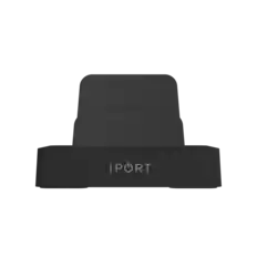 Front. iPort - CONNECT DOCK - Connect Mount and Portable Charger for Most iPads (Each) - Black.