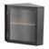 Alt View 5. VEVOR - Corner Bread Box for Kitchen Counter, Double Layer Large Capacity Bamboo Bread Container, Farmhouse Wooden Breadbox - Black.