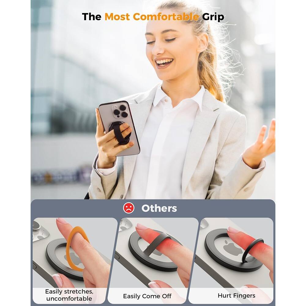 The Most Comfortable Grip

Others
- Easily stretches, uncomfortable
- Easily Come Off
- Hurt Fingers
