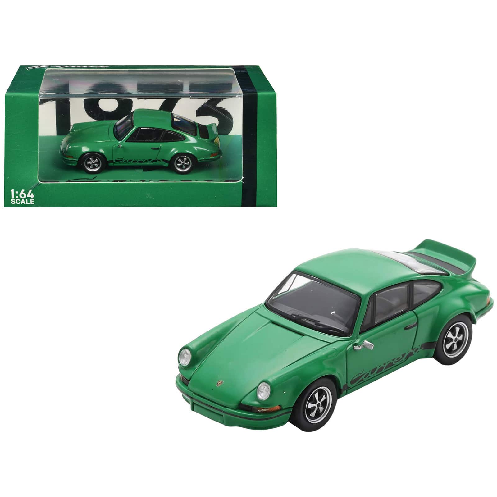 1973 Porsche 911 Carrera RSR 2.8 Green with Black Stripes 1/64 Model Car by Spark price history on PriceWatchPro