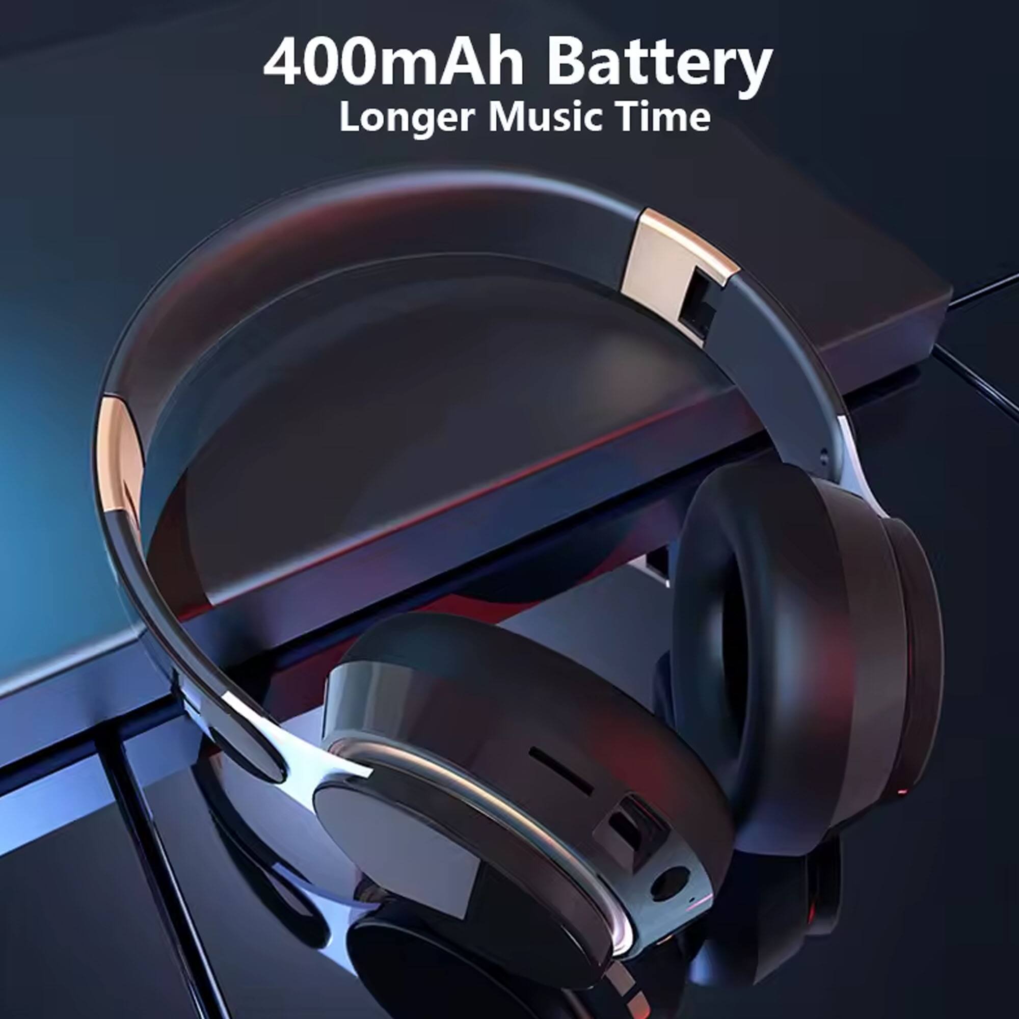 400mAh Battery  
Longer Music Time