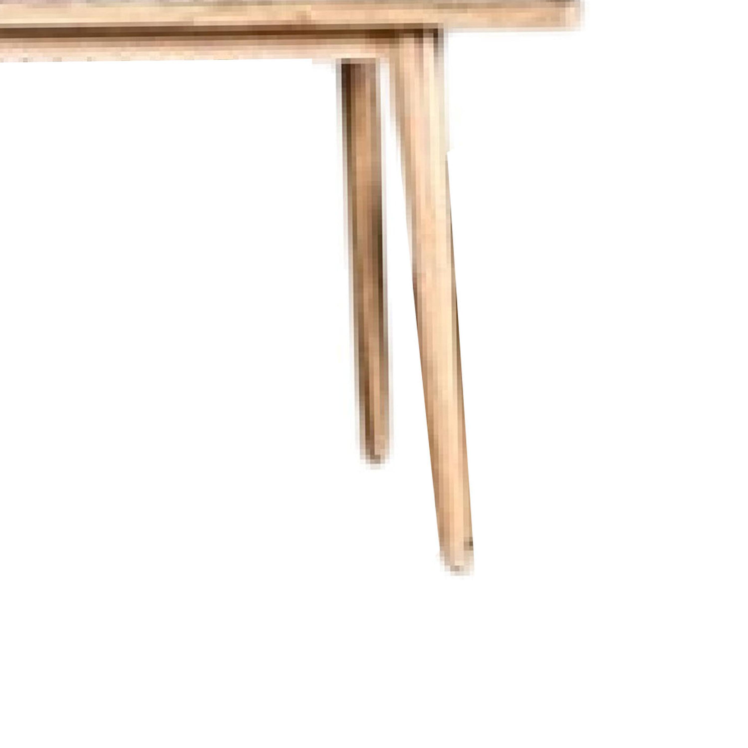 Alt View 3. Manhattan Lane - Lucas Dining Table, Rectangular Natural Brown, Solid Wood, 68 Inch - Natural Brown.