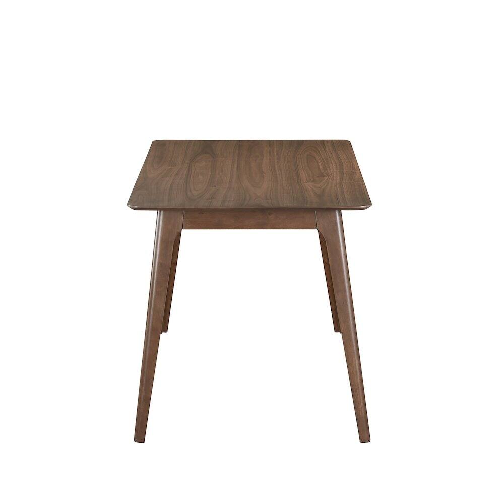 Back. New Classic Furniture - Oscar 5-piece Wood Counter Dining Set in Walnut - Walnut.
