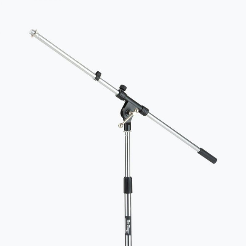 Alt View 9. On Stage Stands - On-Stage MS7701C Tripod Microphone Boom Stand, Chrome - Black.