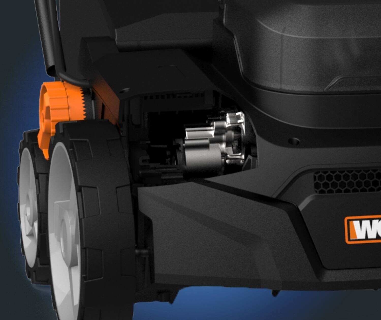 Alt View 2. WORX - Nitro 40V 14" Dethatcher - Black.