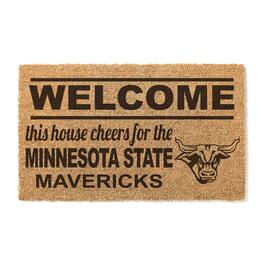 Jardine - Minnesota State Mavericks 18" x 30" Welcome Doormat - Brown