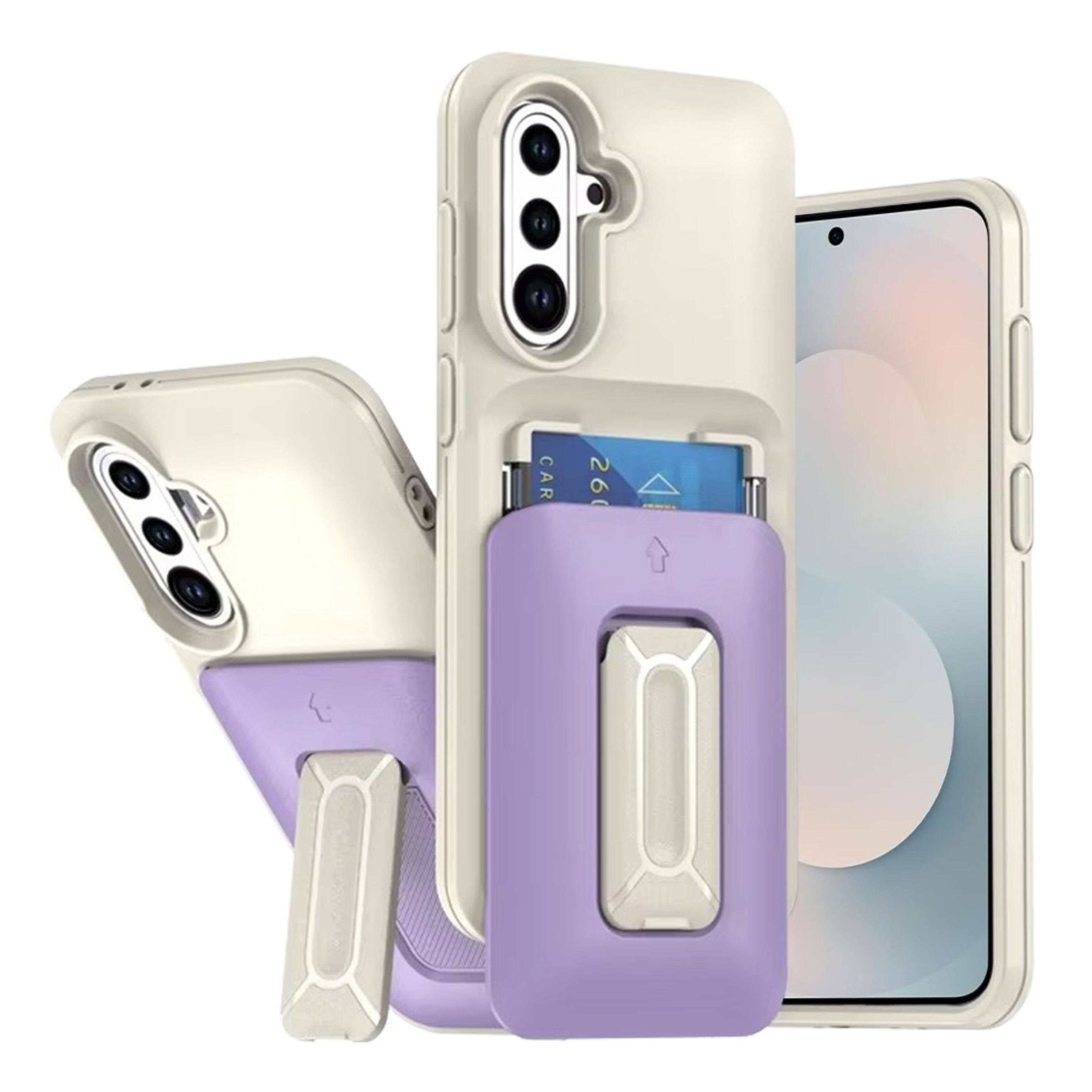 Beige/Light Purple