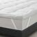 Left. Peace Nest - Peace Nest - Plush 4" Down Alternative Mattress Topper - Queen - White.
