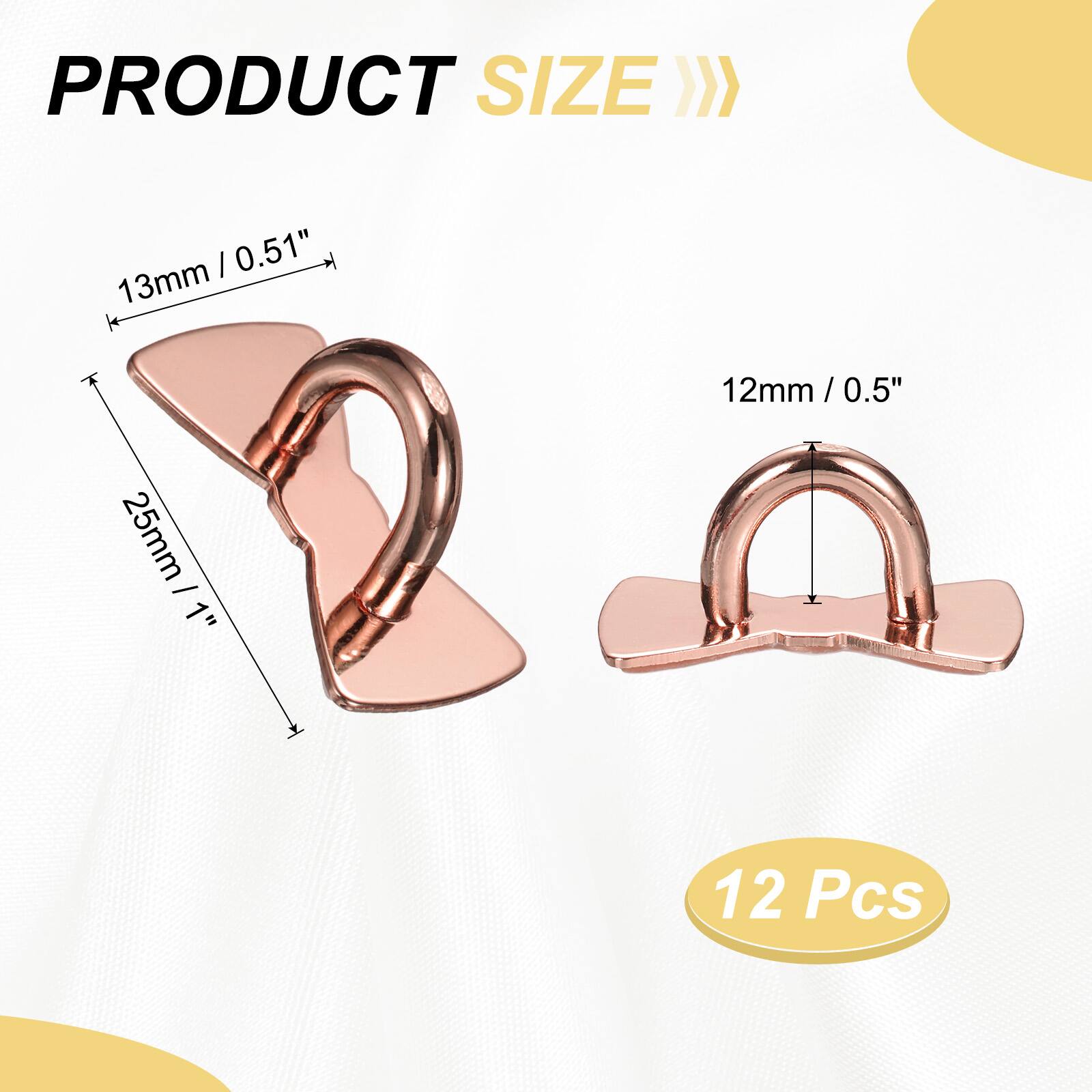 PRODUCT SIZE

13mm / 0.51"

12mm / 0.5"

25mm / 1"

12 Pcs