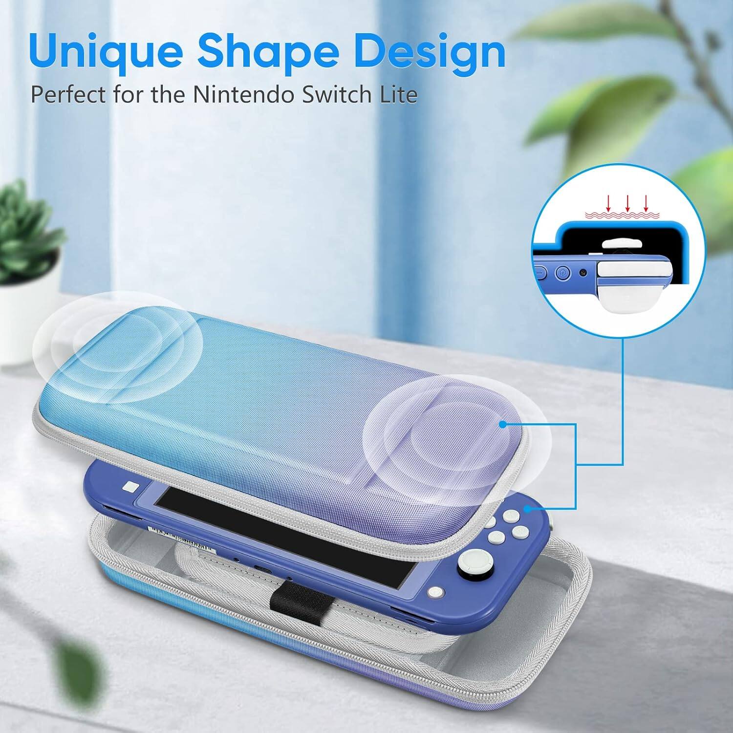 Unique Shape Design  
Perfect for the Nintendo Switch Lite