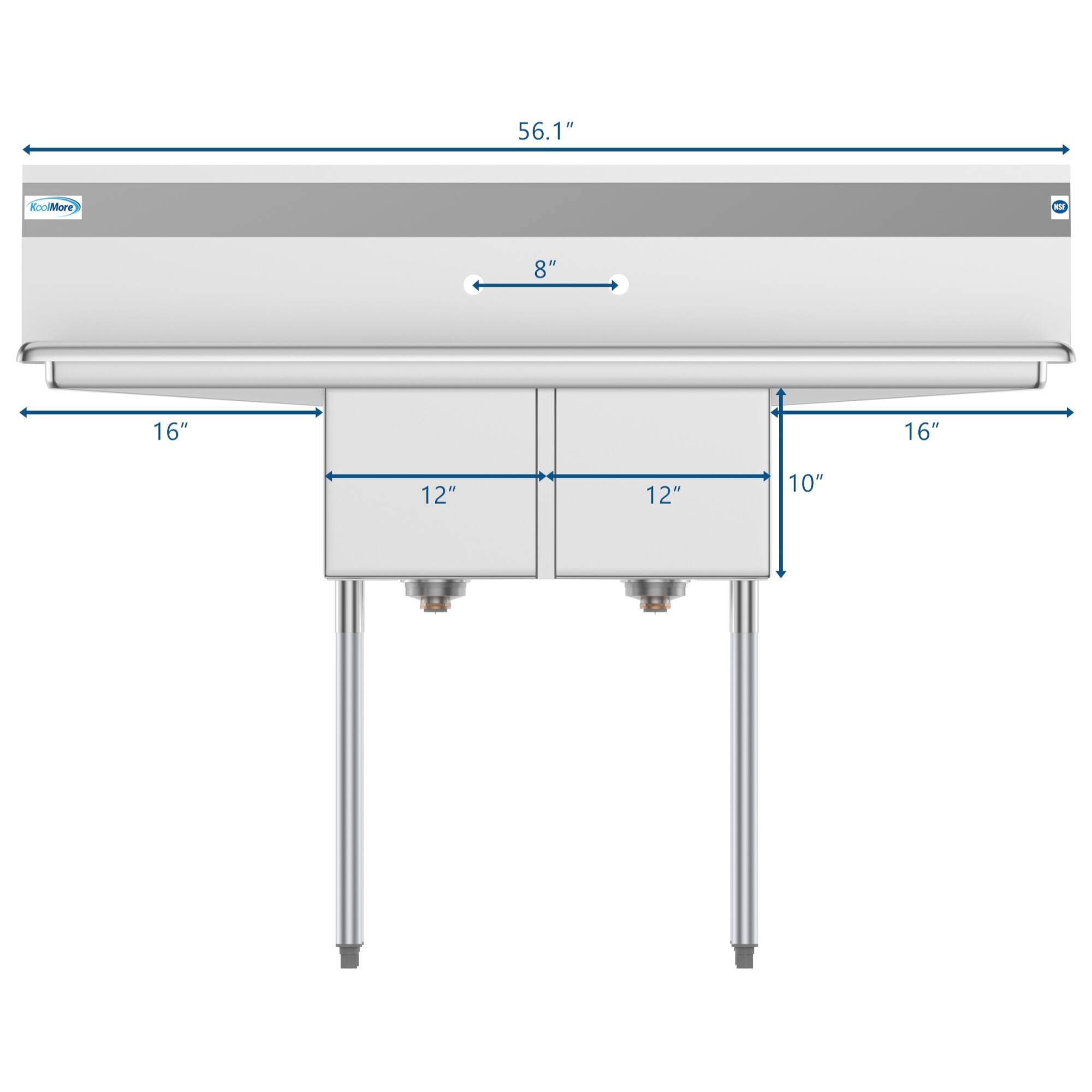 56.1"  
KoolMore  
8"  
16"  
12"  
12"  
10"  
16"
