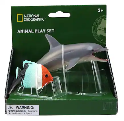 NATIONAL GEOGRAPHIC
ANIMAL PLAY SET
3+
WARNING: CHOKING HAZARD - Small parts. Not for children under 3 years.