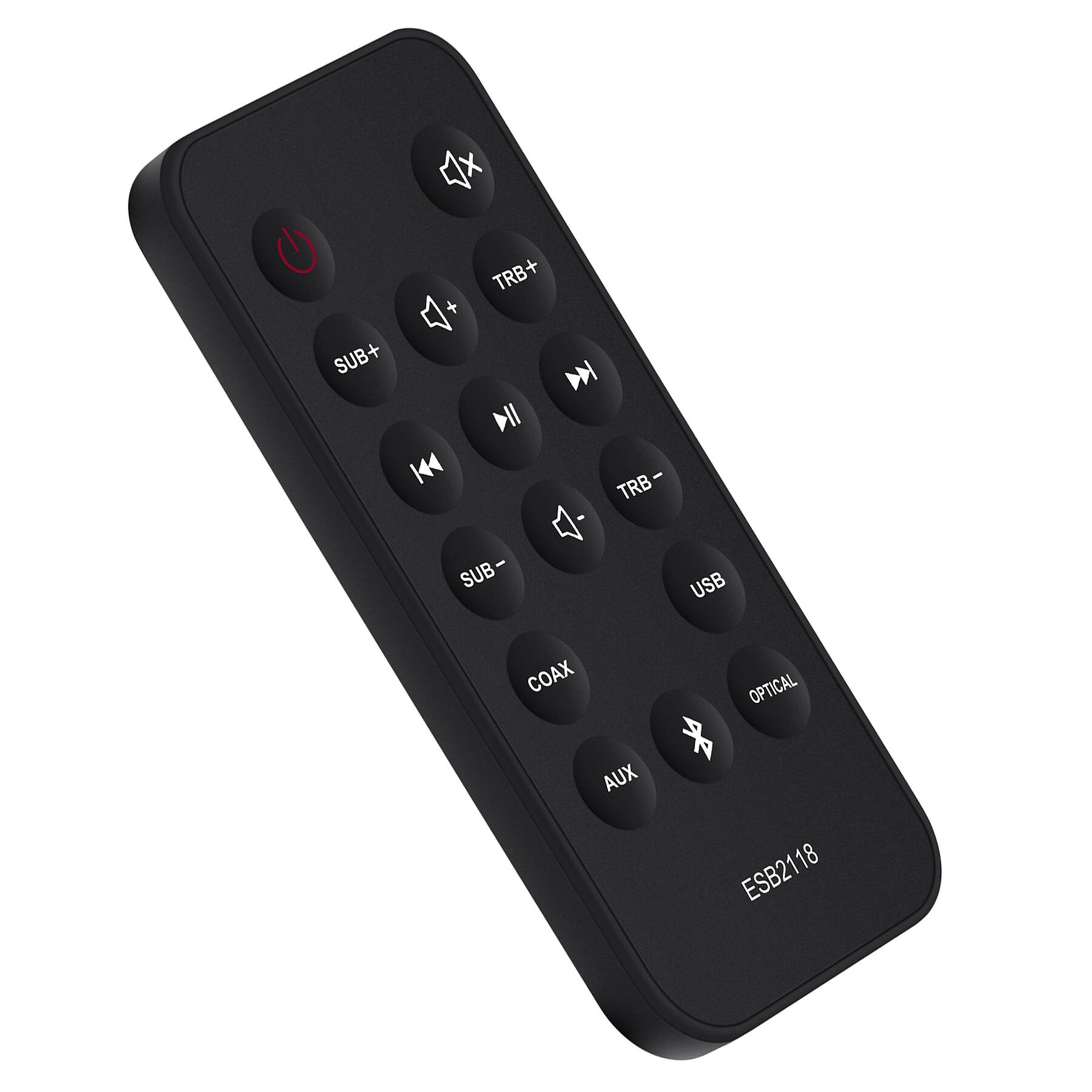 SUB+ TRB+ SUB- TRB- USB COAX OPTICAL AUX ESB2118