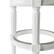 Alt View 8. Maven Lane - 31" Pullman Backless Bar Stool In Alabaster White Finish Fabric Upholstery - Alabaster White.
