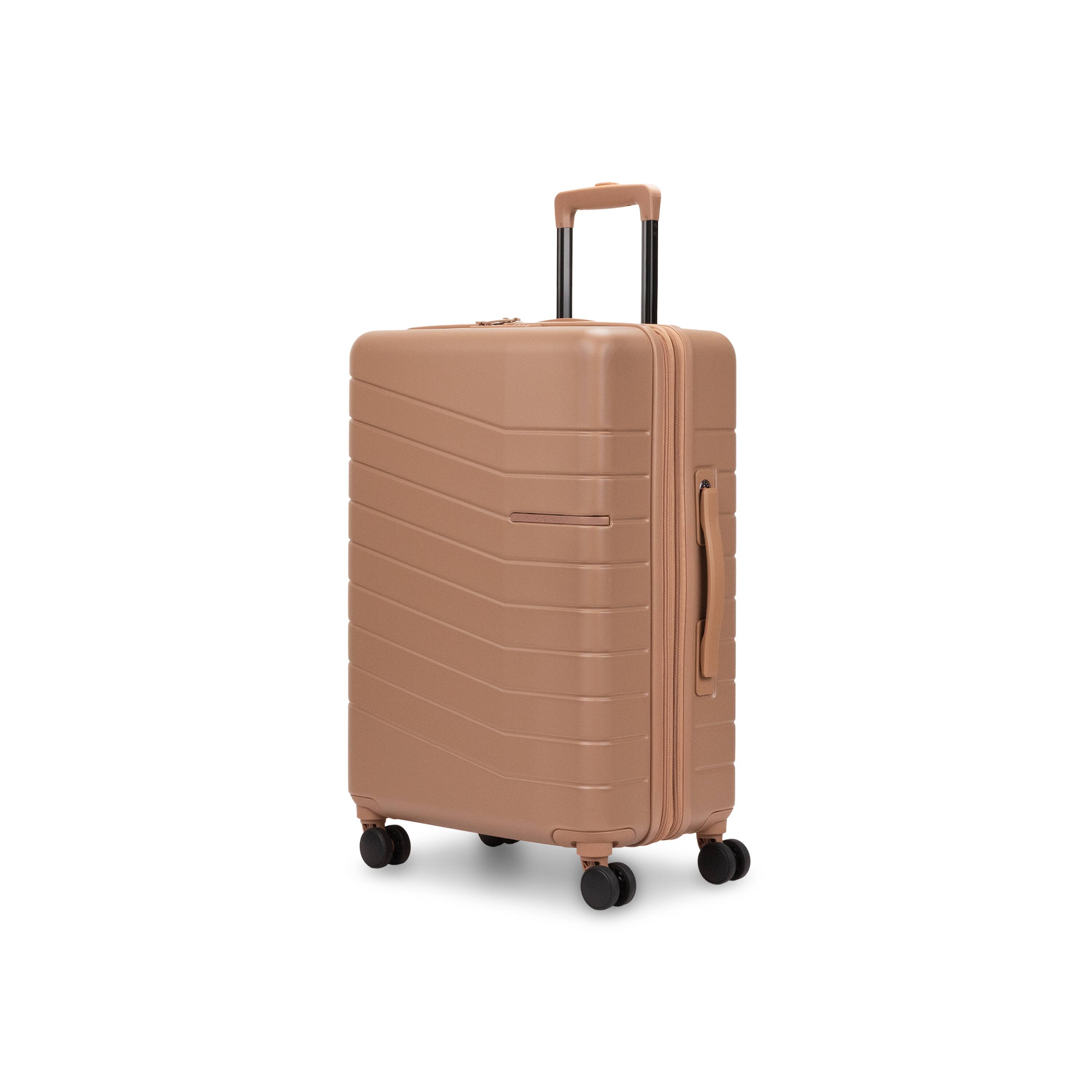 Angle. Bugatti - Bugatti Munich 3 Piece Hardside Luggage Set - MOCHA.