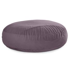 Jaxx - 7 Foot Cocoon - 2-in-1 Convertible Bean Bag Bed & Large Bean Bag Chair for Adults - Lush Velvet Purple