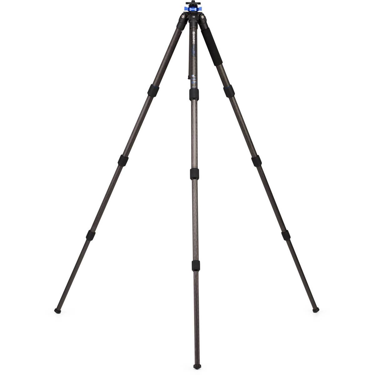 Alt View 1. Benro - Benro Mach3 TMA38CL Series 3 4-Section 9X Carbon Fiber Long Tripod.