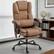 Alt View 3. Forest'nSky - Reclining Massage Office Chair - PU Leather Ergonomic Desk Chair with Lumbar Support, Brown - Brown.