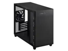 AP201 ASUS PRIME CASE TG BLACK Black Steel, Plastic/Steel, Plastic, TG Micro ATX Computer Case - Black