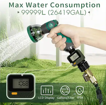 Max Water Consumption
99999L (26419GAL)
- SVO 1068 V
- AVG 1068 LD
- Diivoo
- LCD Display
- Gallons/Liter
- IP54