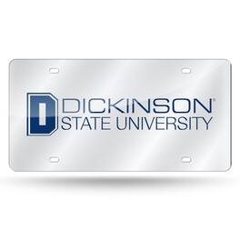 Rico Industries - Dickinson State University Blue Hawks Acrylic License Plate Laser Tag - Multi