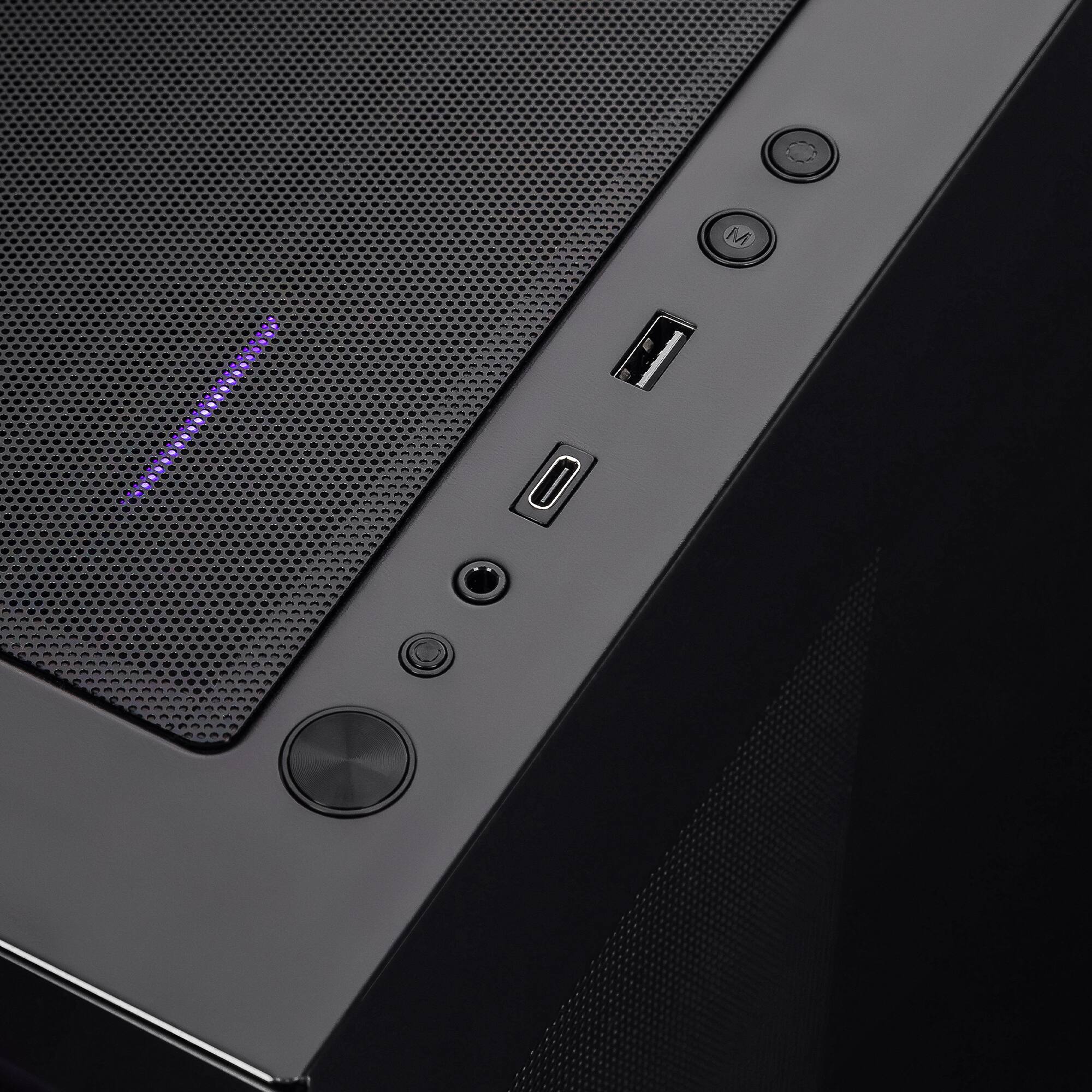 Back. CLX - SET Gaming Desktop - AMD Ryzen 7 9700X - 32GB DDR5 5600 Memory - GeForce RTX 4070 SUPER - 1TB NVMe M.2 SSD - Black.