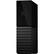 Left. Western Digital - WD My Book 16TB USB 3.0, Micro-B External Desktop Hard Drive WDBBGB0160HBK-NESN Black - Black.