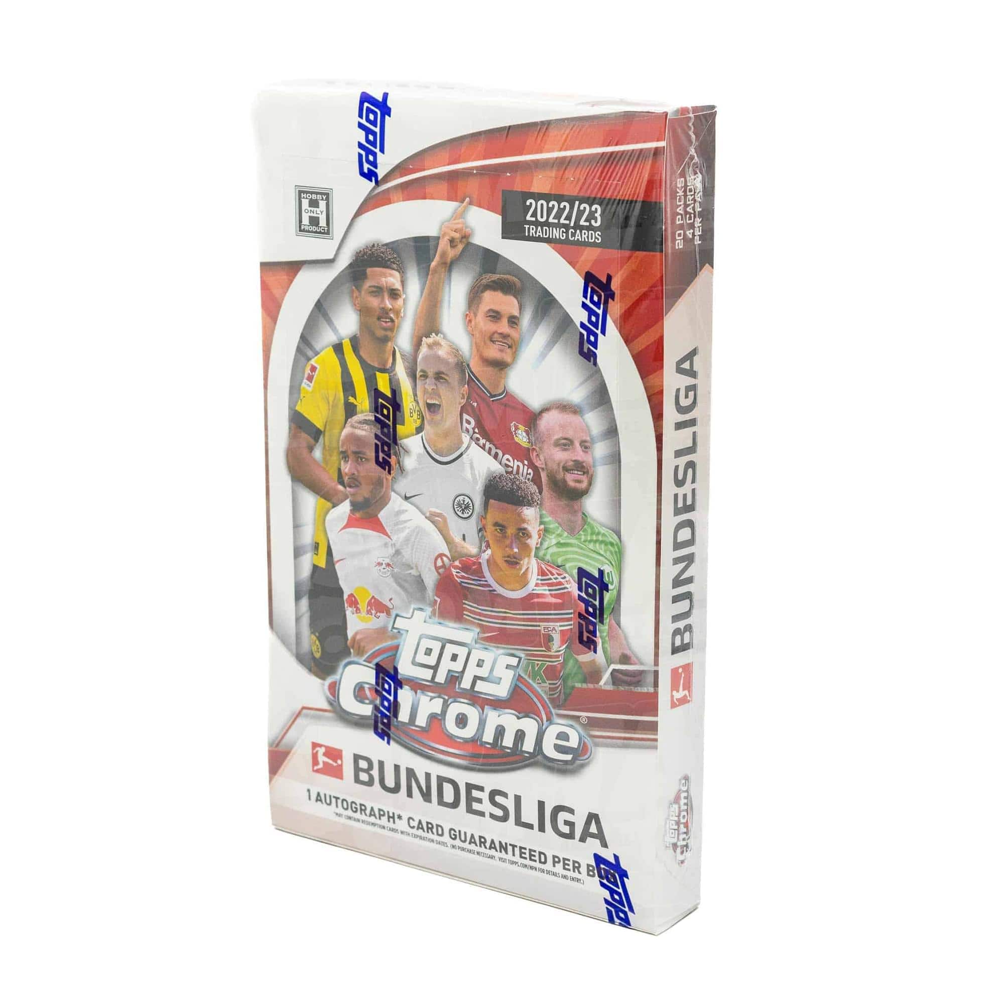 Bundesliga Soccer 2022/23 Topps Chrome Hobby Box | 20 Packs