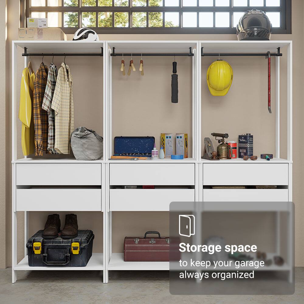 Storage space to keep your garage always organized