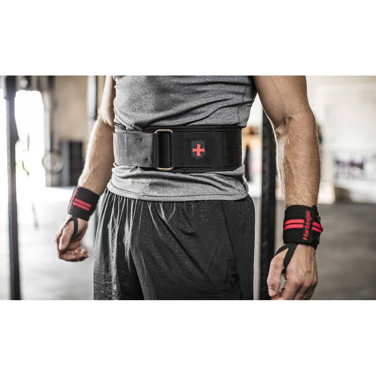 Alt View 1. Harbinger - Harbinger 4" Nylon Weight Lifting Belt - Small - Black.