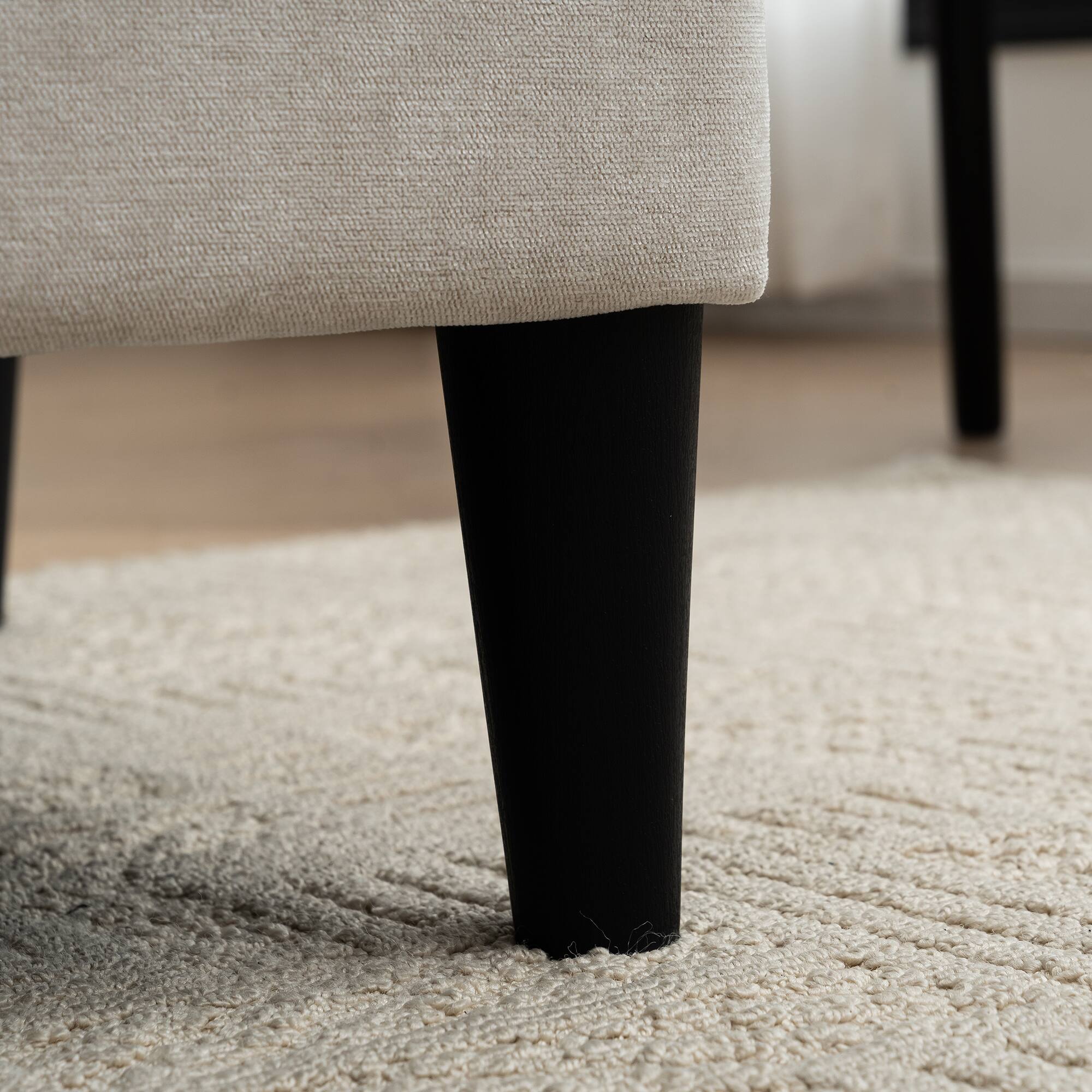 Alt View 6. Tiramisubest - Convertible U-Shaped Sofa with Storage Footstools,2-Seater Combination Sofa for Living Room/Bedroom/Office,Beige - Beige.