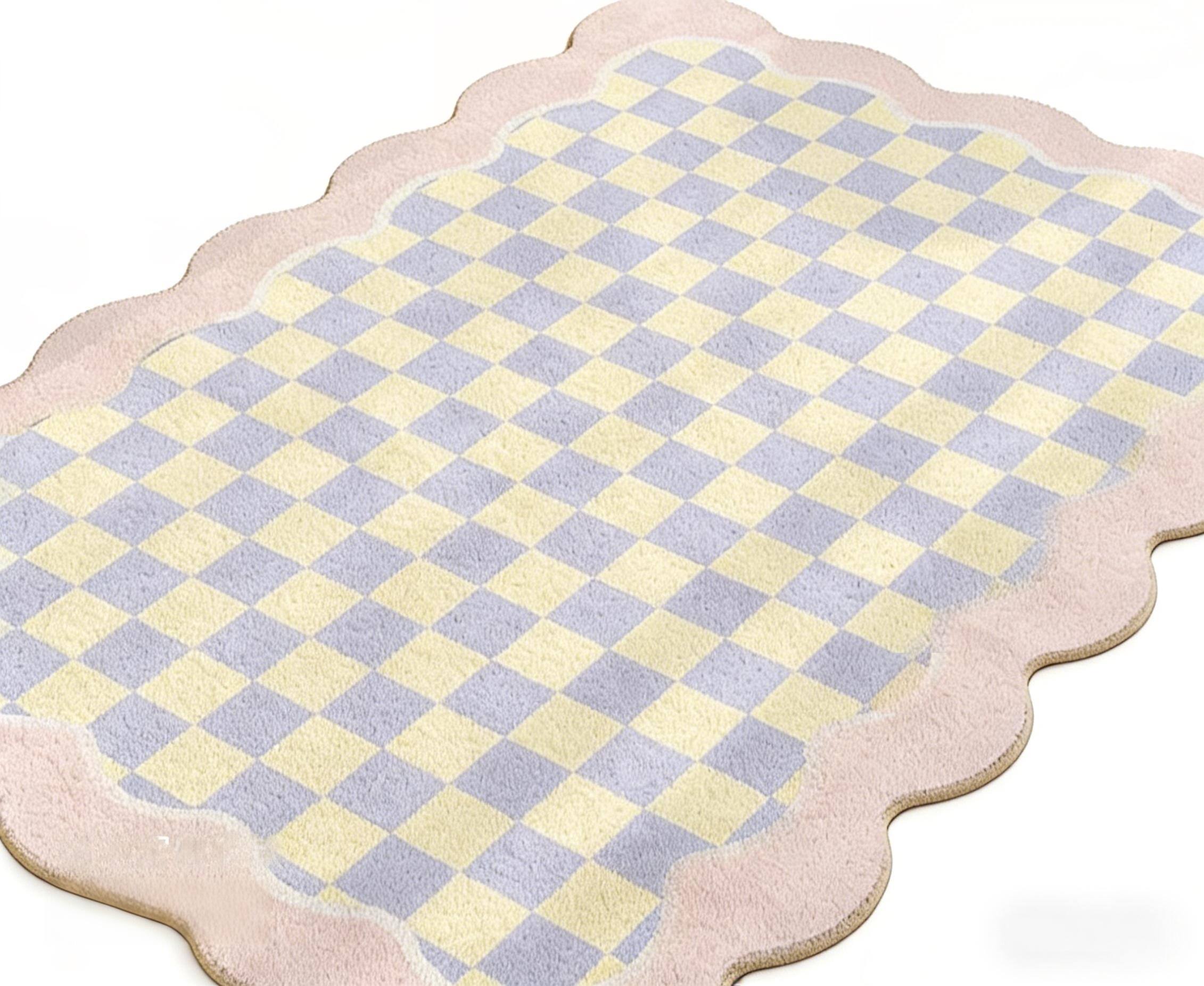Alt View 3. Lanyspace - 5'x7' Area Rug, Washable Rugs, Non-Slip and Tear-Resistant Soft Carpet, Pet & Child Friendly Mellow Pastel Rug - Multicolor.