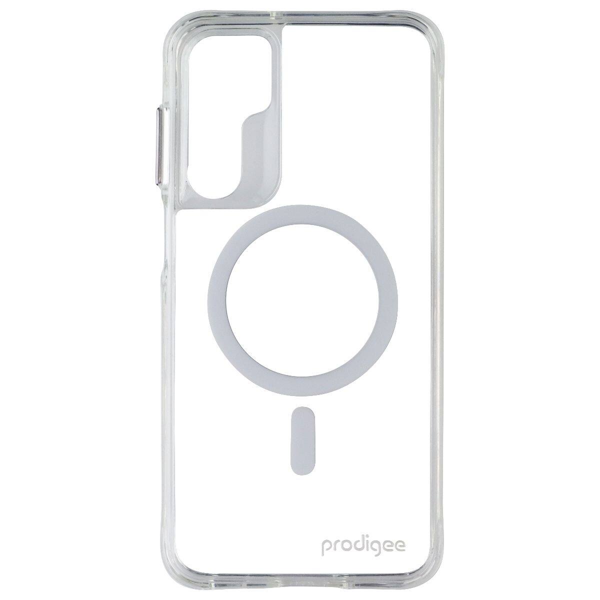 Front. Prodigee - Hero+M Series Case for MagSafe for Samsung Galaxy A16 - Clear - Clear.