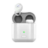 LINNER - Venus High-Fidelity OTC Hearing Aids - Clear Sound, Comfort Fit, Smart Controls, Ideal for TV and Hearing Loss - Mist White - Front_Zoom