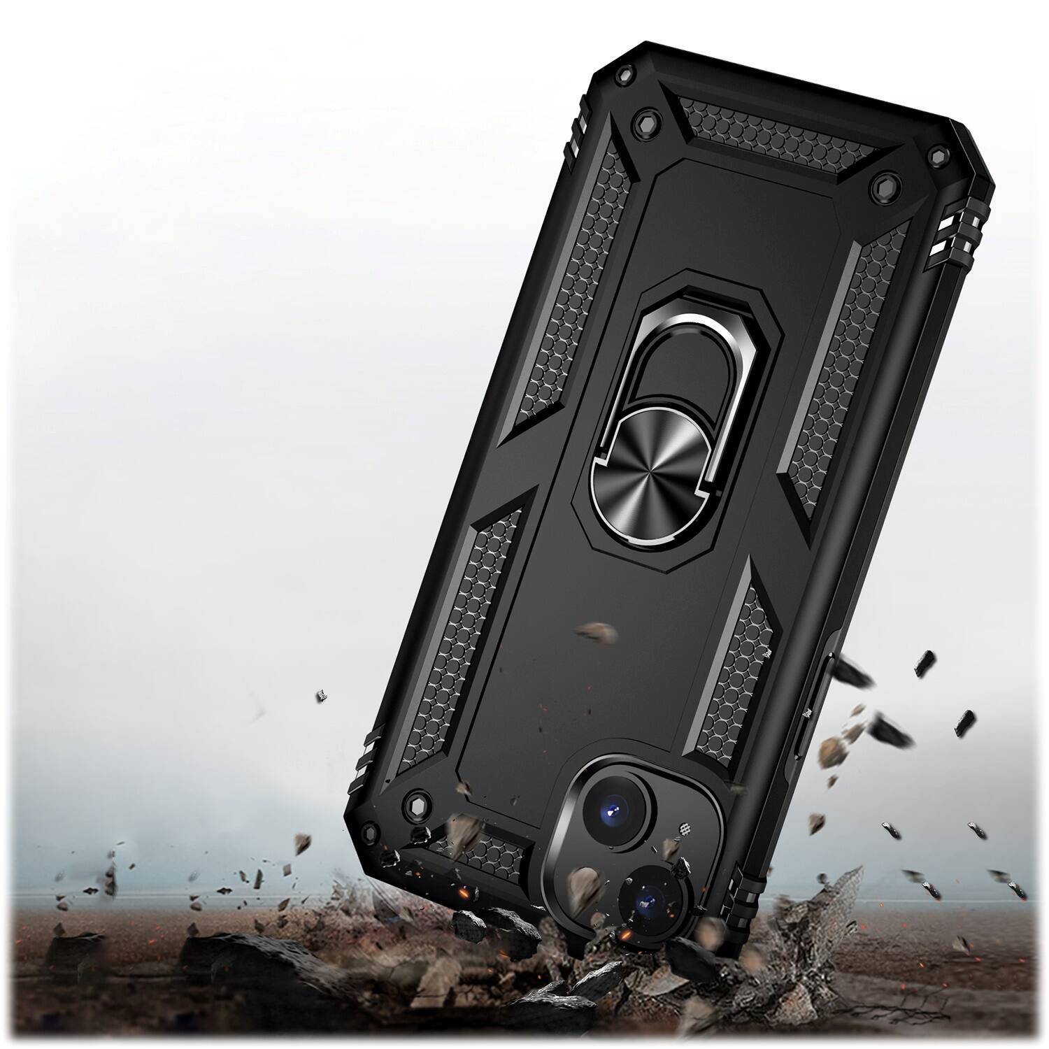 Alt View 14. SaharaCase - Military Kickstand Series Case for Apple iPhone 14 Plus - Black.
