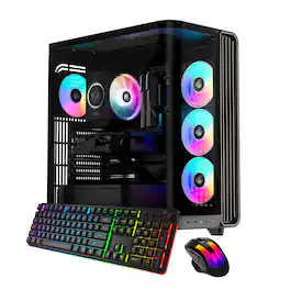 iBUYPOWER - Trace Gaming Desktop PC - Intel Core Ultra 7 265F, NVIDIA GeForce RTX 5070 12GB, 32GB DDR5 RGB, 2TB NVMe SSD - Black