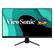Front. ViewSonic - VX2767U-2K 27" IPS LCD QHD Monitor (USB-C, HDMI, Display Port) - Black.