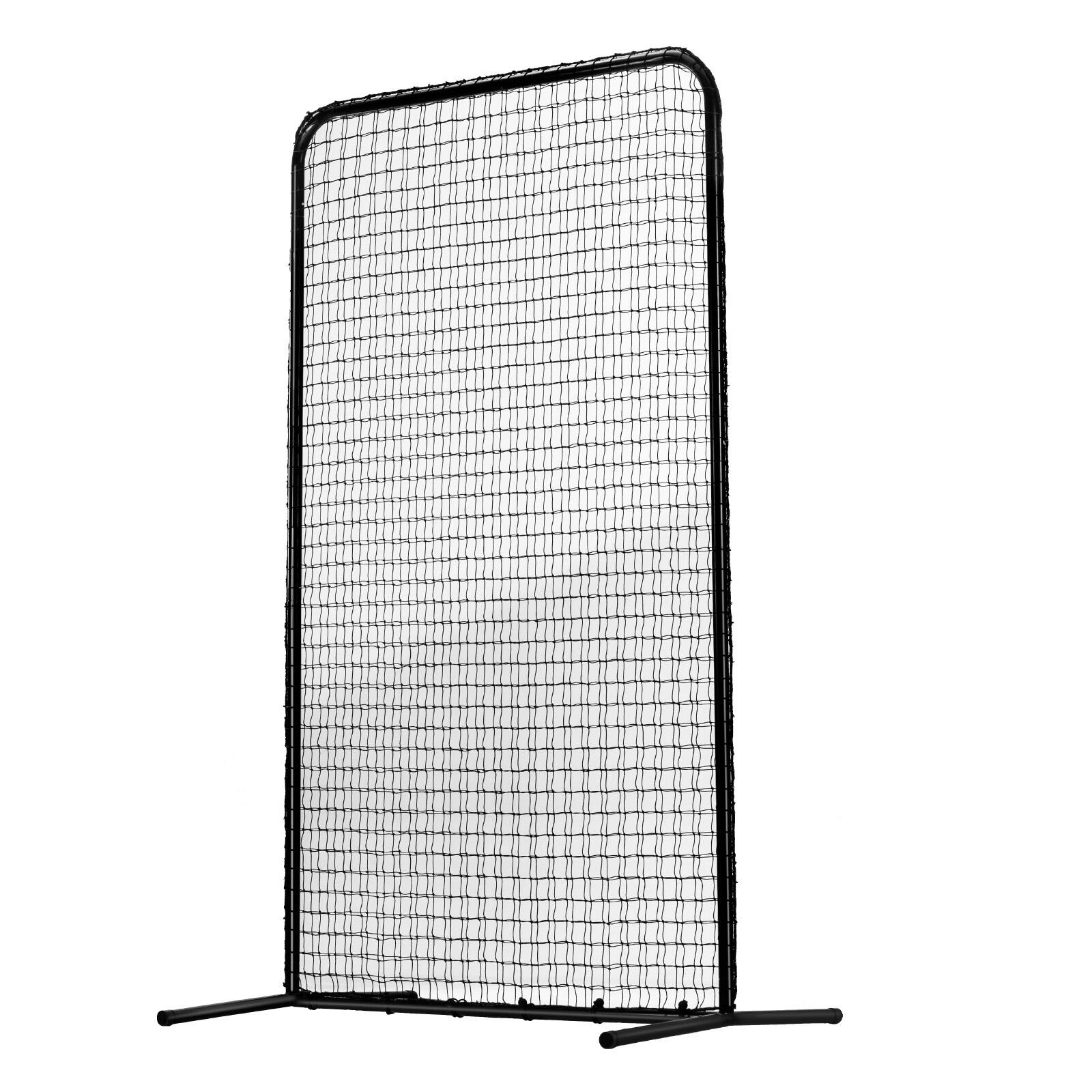 Alt View 5. VEVOR - I Screen Baseball for Batting Cage, 7x4 ft Baseball Softball Safety Screen, Body Protector Portable Batting Screen - Black.