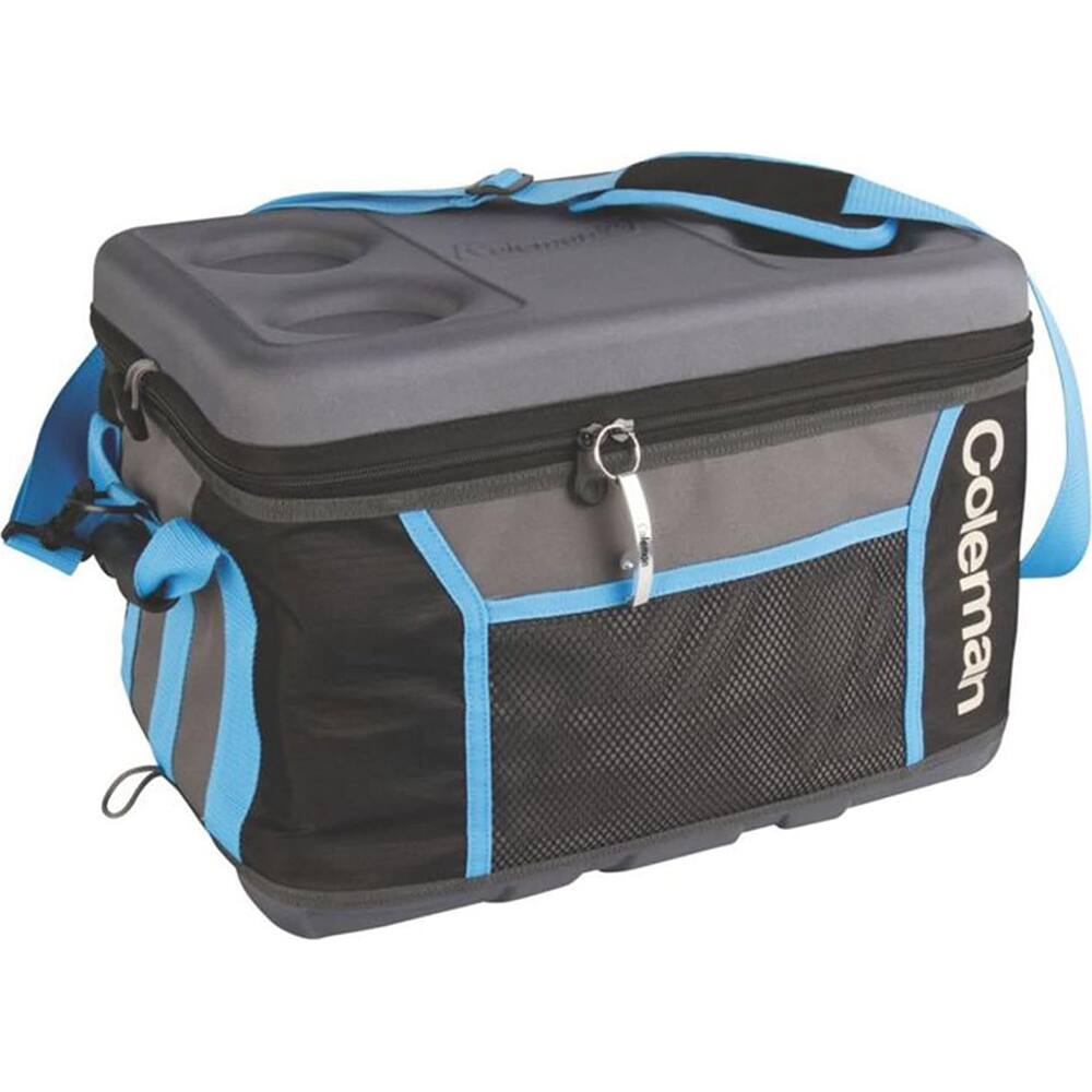 Alt View 2. Coleman - 45 Can Collapsible Sport Cooler ZIPPER - Black.